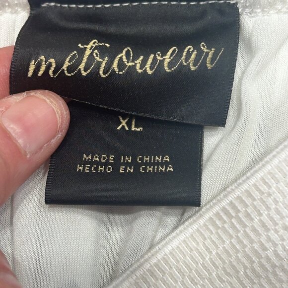 Metrowear Womens White & Black Diamond Pattern Skirt XL 1904 - Picture 4 of 6